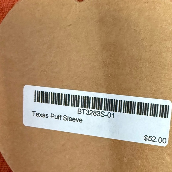 NWT BiBi Texas Longhorn Linen Fall Peplum Top - Picture 6 of 10